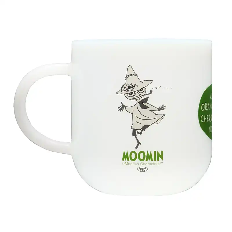 MOOMIN 乳白耐熱マグ スナフキン